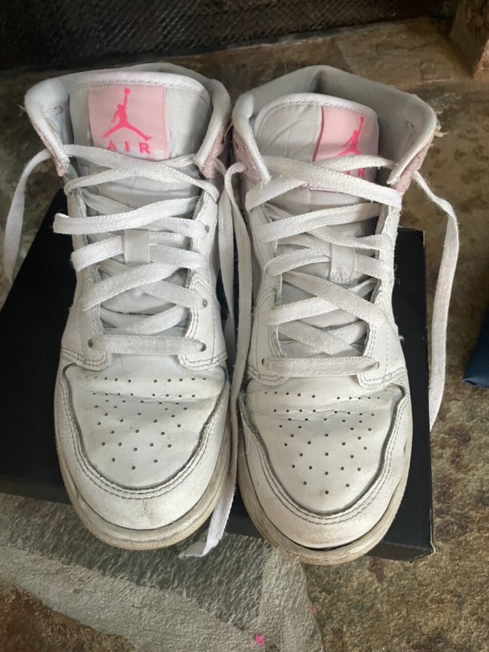 Nike Air Jordan 1 Mid SE PS Ice Cream Toddler Size 5 DD1667-100 sneakers shoes